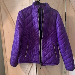 Purple Quilted Jacket